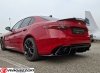 Dyfuzor zderzaka, rear diffuser CADAMURO Alfa Romeo Giulia Veloce / Quadrifoglio style czarny